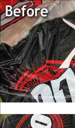 PBK Kite Canopy Repair Before and After