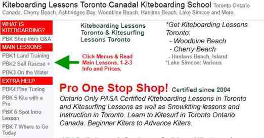 Kiteboarding Lessons Toronto Ontario