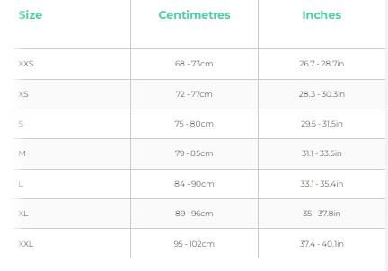 Ozone Connect Seat Harness Sizes
